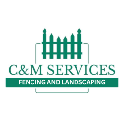C&M Services logo - Fencing and Landscaping company specialising in quality fencing and patio installations
